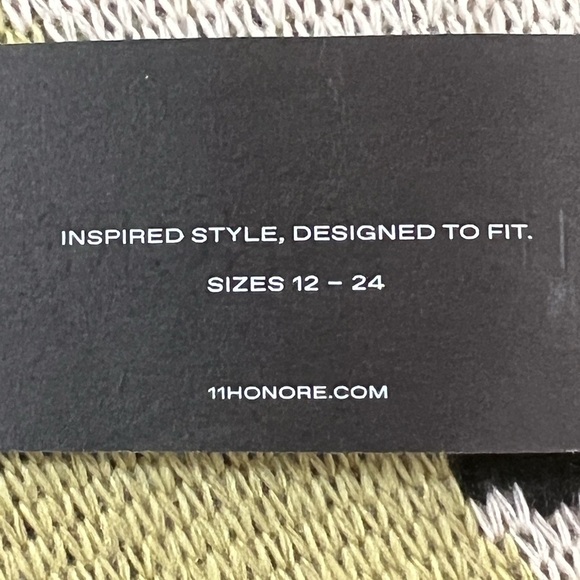 11 Honore Women’s Alexis Pattern Sweater, Abstract Colors, Size 0, NWT - Picture 10 of 13